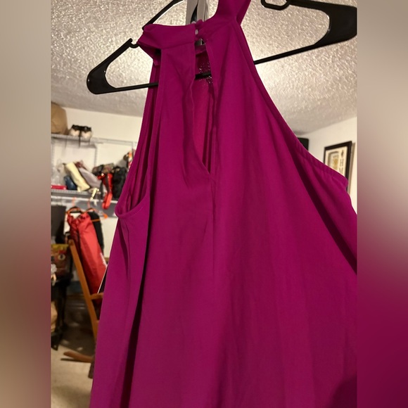 Bundle 2 for $30. NWT Lulu's Vibrant Fuchsia Backless Dress. Size Small. - Picture 5 of 8